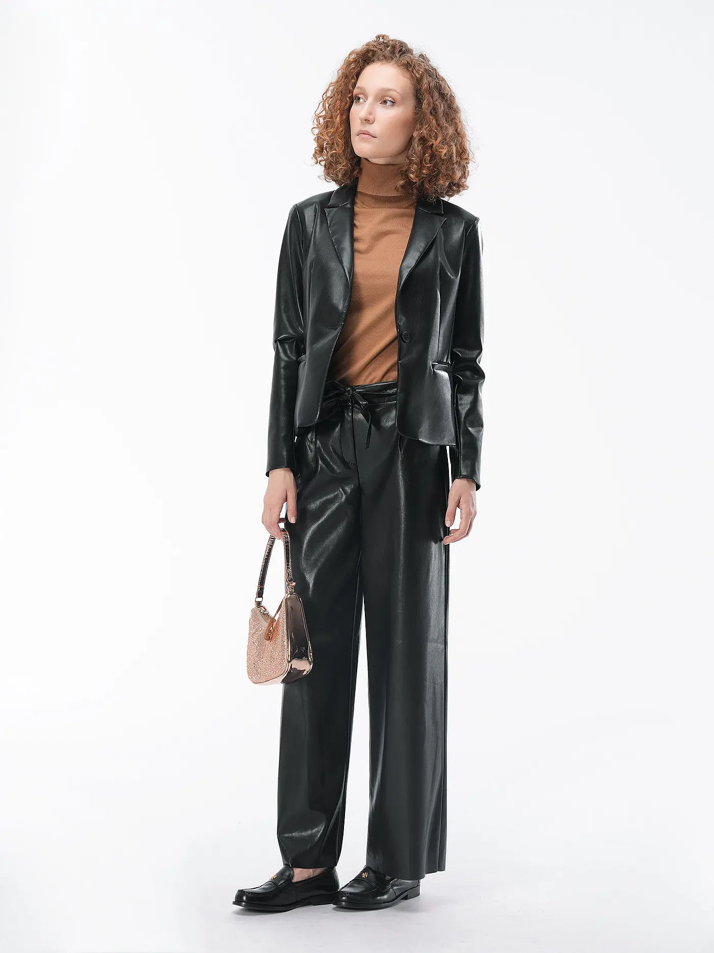 COMMA | Blazer in Lederoptik | 